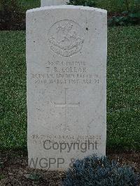 Salonika (Lembet Road) Military Cemetery - Collar, Thomas Raymond